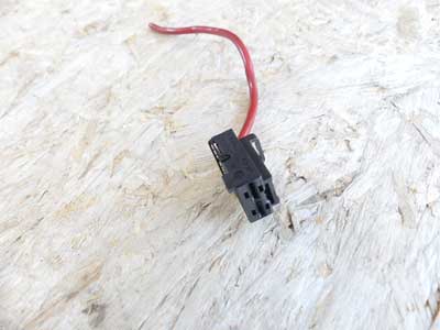 Mercedes Black 2 Pole 1 Wire Connector 0485456328